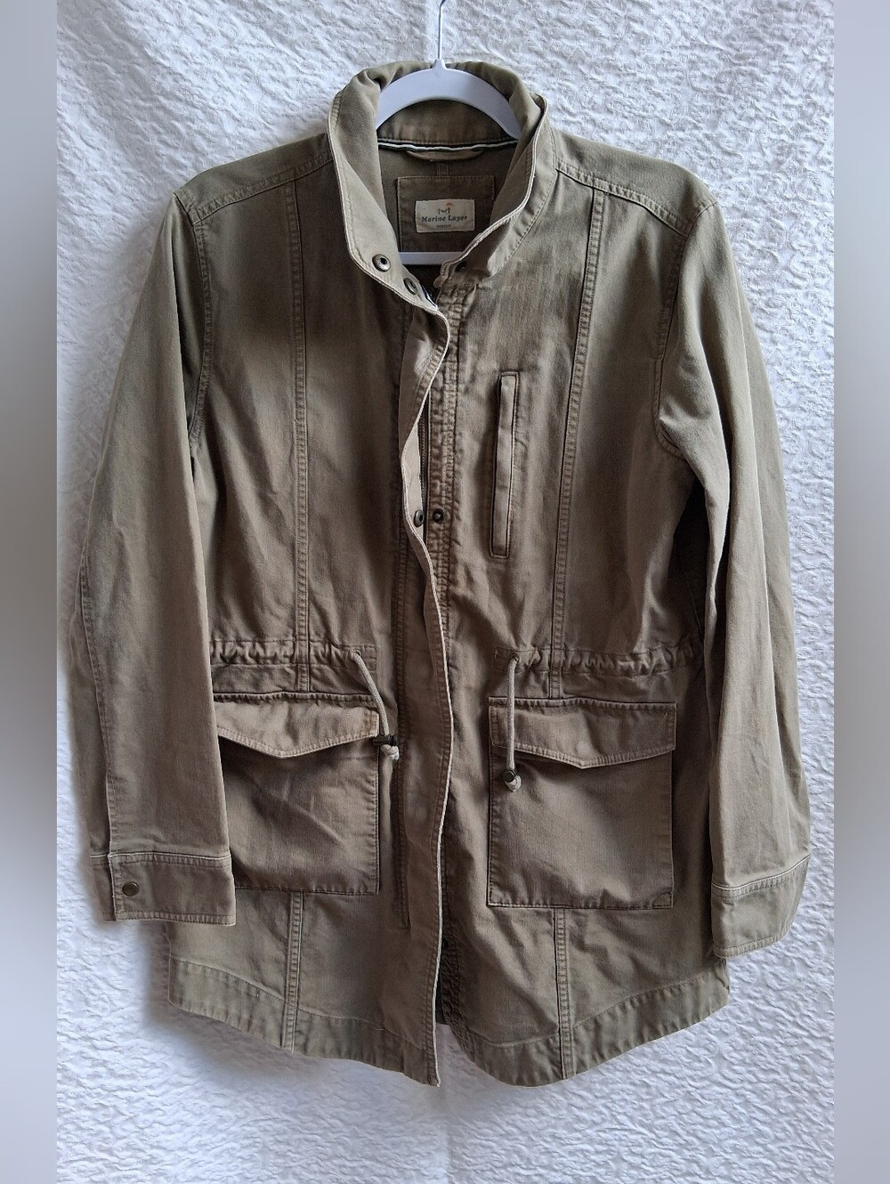 Marine Layer Women's Field Jacket in Khaki